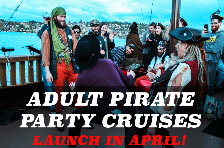 Emerald City Pirates Adult Pirate Party Cruises Flyer